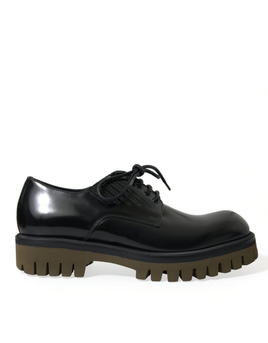 Patent Leather Oxfords Laceup Style - Image 1
