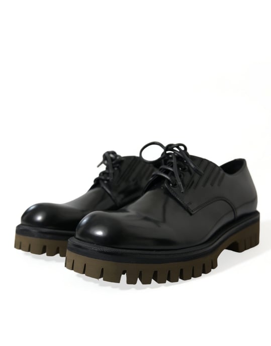 Patent Leather Oxfords Laceup Style - Image 3