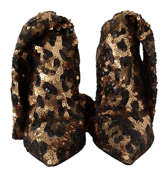 Pailletten Luipaard Pumps - Image 2