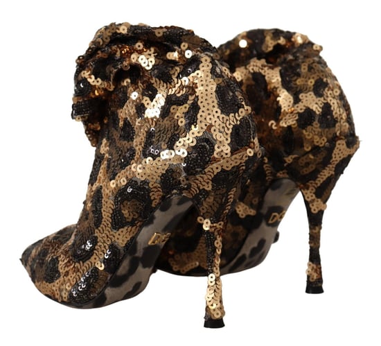 Pailletten Luipaard Pumps - Image 4