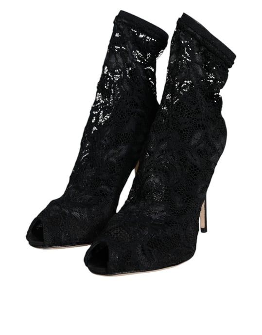 Lace Peeptoe Hakken Bloemenstijl - Image 3