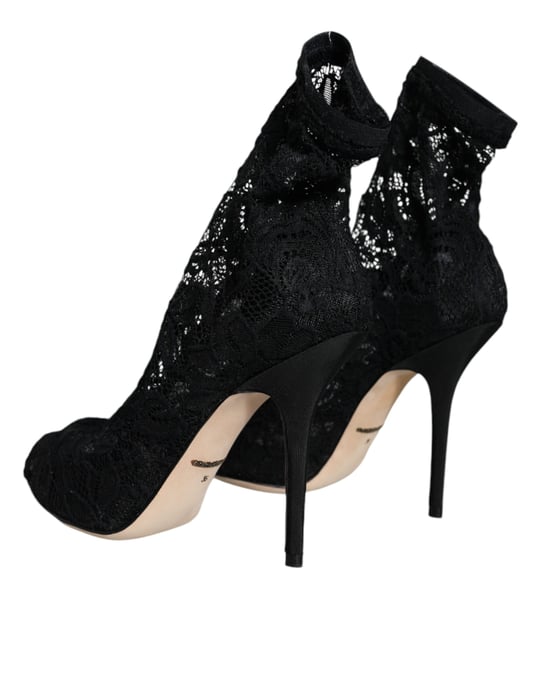 Lace Peeptoe Hakken Bloemenstijl - Image 4