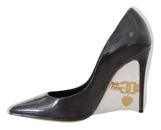 Dolce Gabbana Pumpar Klackar Svart Skinn - Image 4