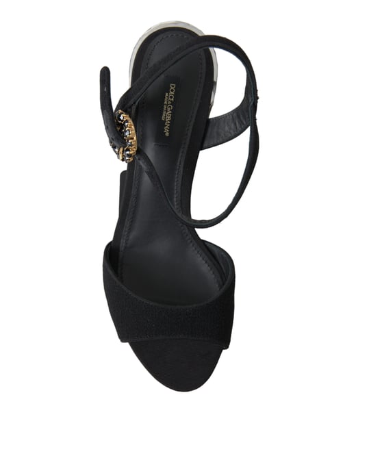 Mirror Heel Sandals Black Style - Image 2