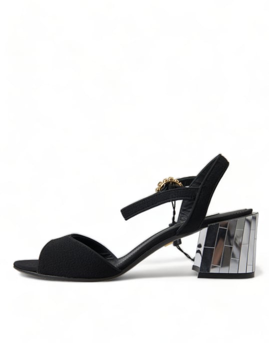 Mirror Heel Sandals Black Style - Image 6