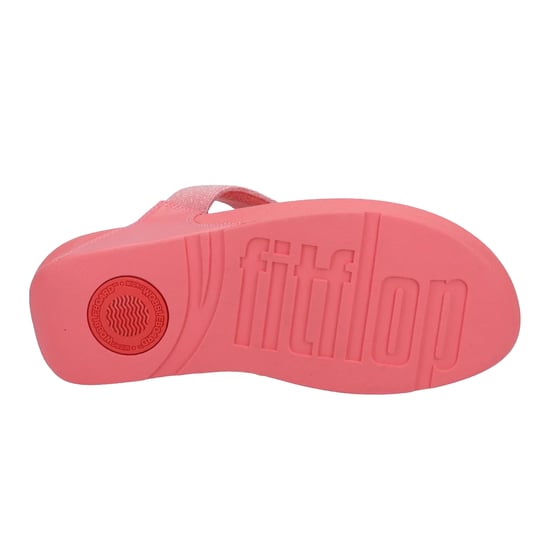 FitFlop Dames/Dames Lulu Shimmerlux Teenslippers (Rosé Koraal) - Image 4