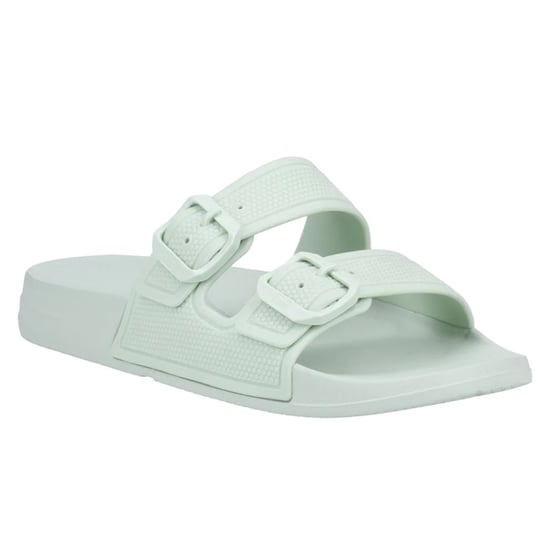 FitFlop Womens/Ladies iQushion Sliders (Sagebrush Green) - Image 1