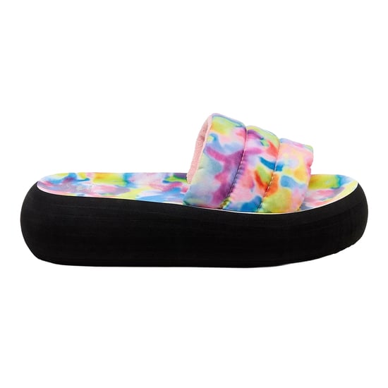 Rocket Dog Womens/Ladies Splash Loyal Tie Dye Sliders (Pink/Multicoloured) - Image 1