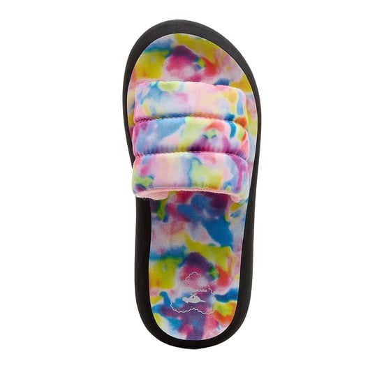 Rocket Dog Womens/Ladies Splash Loyal Tie Dye Sliders (Pink/Multicoloured) - Image 5