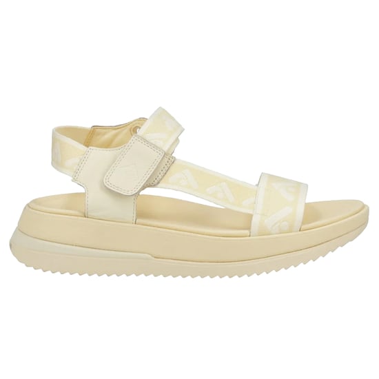FitFlop Dames/Dames Surff Leren Detailing Rugband Sandalen (Geel) - Image 1