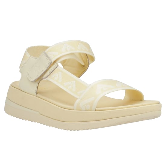 FitFlop Dames/Dames Surff Leren Detailing Rugband Sandalen (Geel) - Image 4