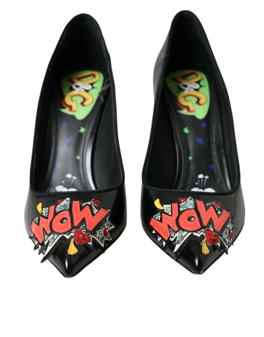 Puntige Hakpump Zwart Gepatenteerd Leer - Image 2