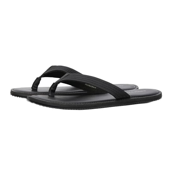 Jack And Jones Leren teenslippers heren Washton (Antraciet) - Image 1