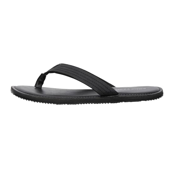 Jack And Jones Leren teenslippers heren Washton (Antraciet) - Image 2