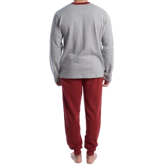 Herren Winter-Pyjama aus Plüschbaumwolle KLP6 - Image 4