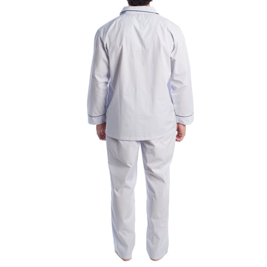 Men's Long-Sleeved Poplin Pajamas KL30233 - Image 4