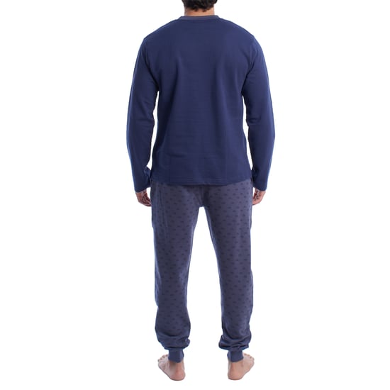 Herren Winter-Pyjama aus Plüschbaumwolle KLP6 - Image 4