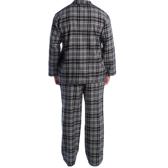 Men's Cotton Pajamas with Long-Sleeved Shirt KLP7 - Image 4