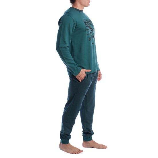 Herren Winter-Pyjama aus Plüschbaumwolle KLP6 - Image 3