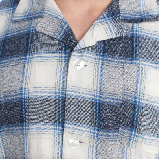 Men's Cotton Pajamas with Long-Sleeved Shirt KLP7 - Image 2