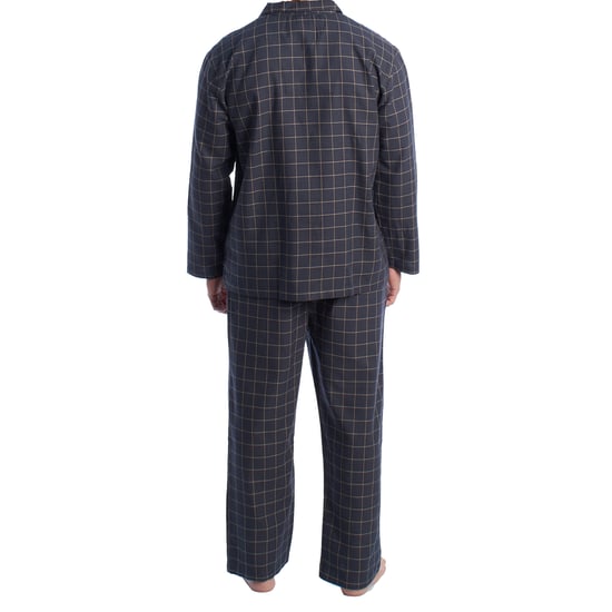 Men's Cotton Pajamas with Long-Sleeved Shirt KLP7 - Image 4