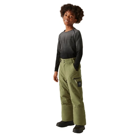 Dare 2B Skibroek Pow II Waterdicht voor Kinderen/Kinderen (Martini-olijfje) - Image 6