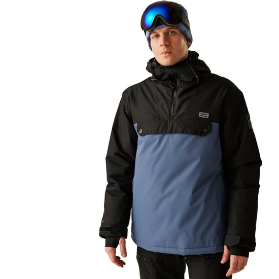 Dare 2B Heren Freeride II Colour Block Overhead Ski jas (Blauw Indigo) - Image 5