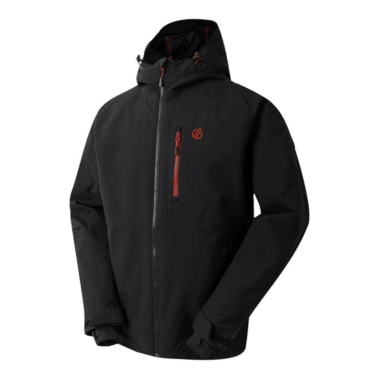 Dare 2B Mens Eagle III Ski Jacket (Black/Danger Red) - Image 3