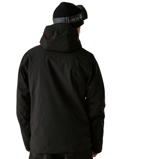 Dare 2B Mens Eagle III Ski Jacket (Black/Danger Red) - Image 5