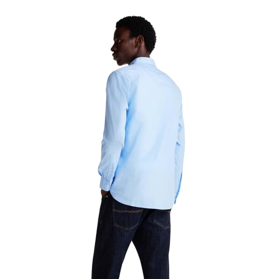 Tommy Hilfiger Regular Shirt med broderad logotyp för herrar (Vessel Blå) - Image 2