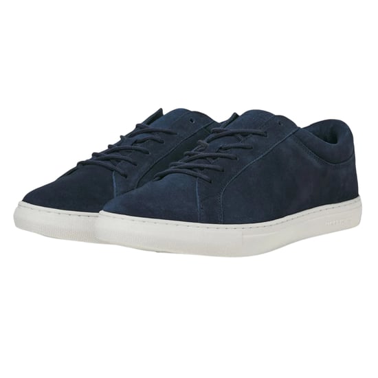 Jack And Jones Heren Galaxy Suede Trainers (Navy Blazer) - Image 4