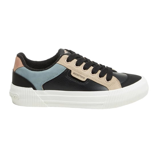 Rocket Dog Dames/Dames Cheery Sporty Colour Block Trainers (Zwart) - Image 1