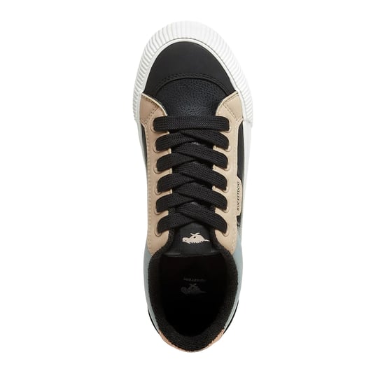 Rocket Dog Dames/Dames Cheery Sporty Colour Block Trainers (Zwart) - Image 4