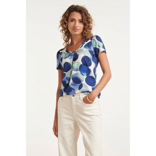 Smashed Lemon 35212 Top White-Blue - Image 2