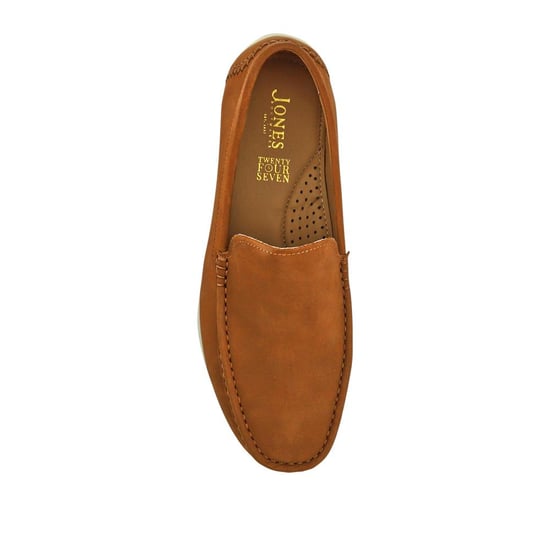 Jones Bootmaker Rohan Wide Fit Leather Sheepskin-Lined Moccasins - Image 4