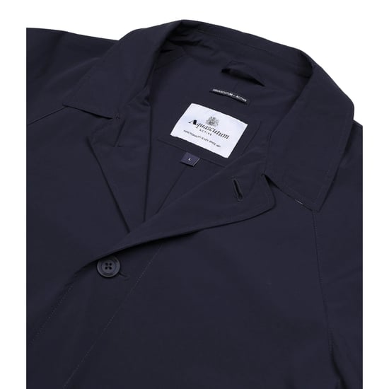 Aquascutum Active Stretch Caban Trenchcoat Marineblauwe Jas - Image 3