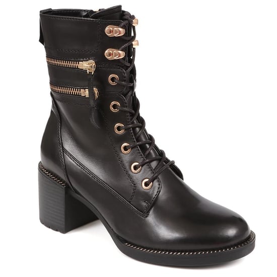 Jones Bootmaker Skylar Leather Lace-Up Boots - Image 1