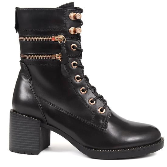Jones Bootmaker Skylar Leather Lace-Up Boots - Image 2