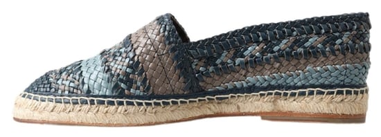 Geweven Leren Espadrilles Slipon - Image 2