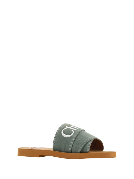 Woody Slides Casual Canvas Flat Sandal - Image 2