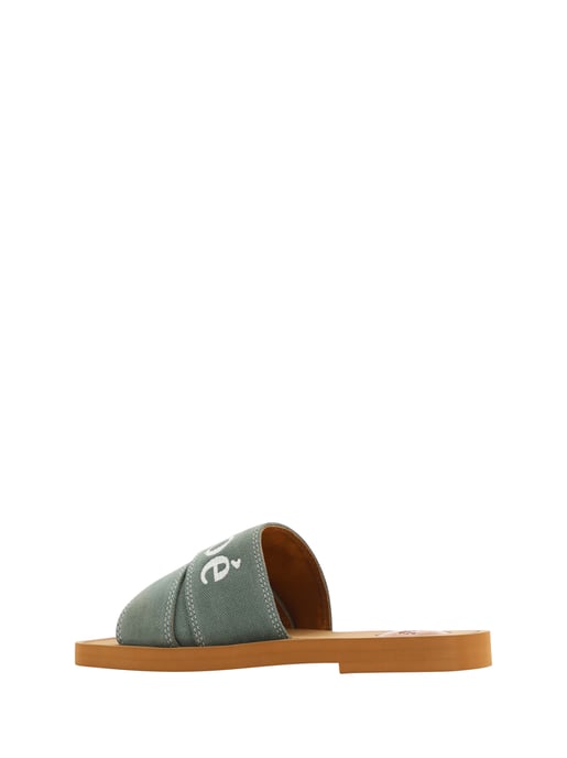 Woody Slides Casual Canvas Flat Sandal - Image 3