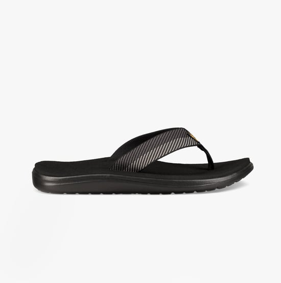 Teva Voya Flip Mens Flip Flops Vori Black Gray - Image 1