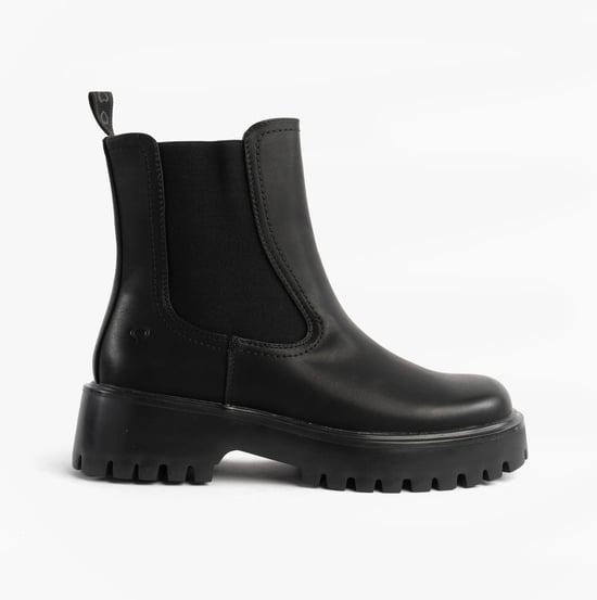 Heavenly Feet Alana2 Womens Chelsea Boots Black - Image 1