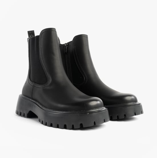 Heavenly Feet Alana2 Womens Chelsea Boots Black - Image 2