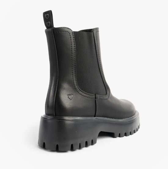 Heavenly Feet Alana2 Womens Chelsea Boots Black - Image 4