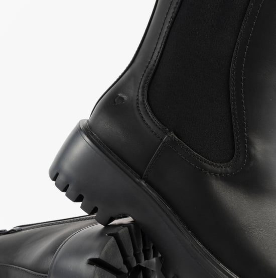 Heavenly Feet Alana2 Womens Chelsea Boots Black - Image 6