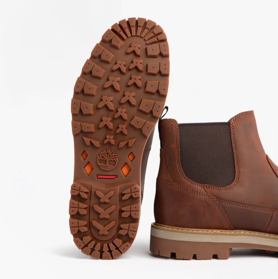 Timberland Britton Road Mid Heren Chelsea Boots Rust - Image 2