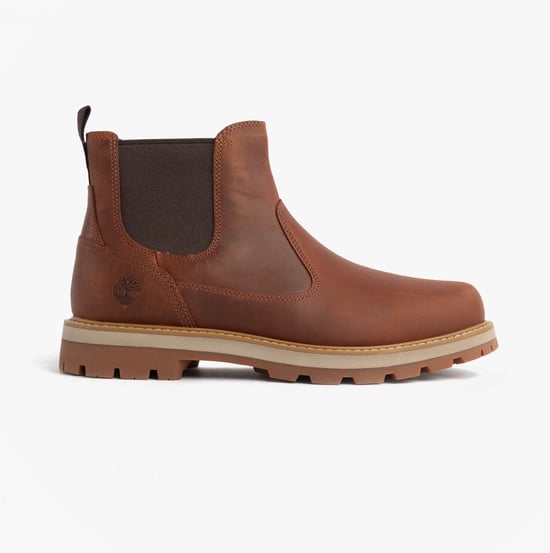 Timberland Britton Road Mid Heren Chelsea Boots Rust - Image 3