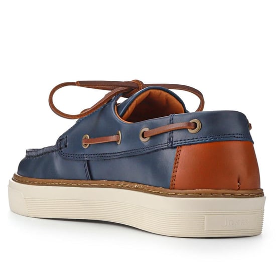 Jones Bootmaker Rhodes Leather Boat Shoes - Image 3
