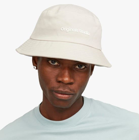 Jack & Jones Vesterbro Mens Bucket Hat Moonbeam - Image 1